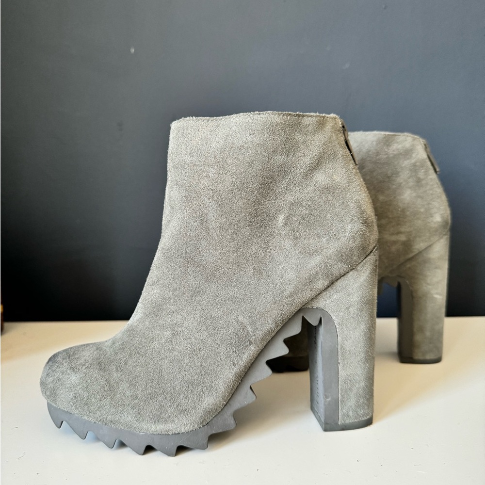 Circus by Sam Edelman platform grey ankle boots